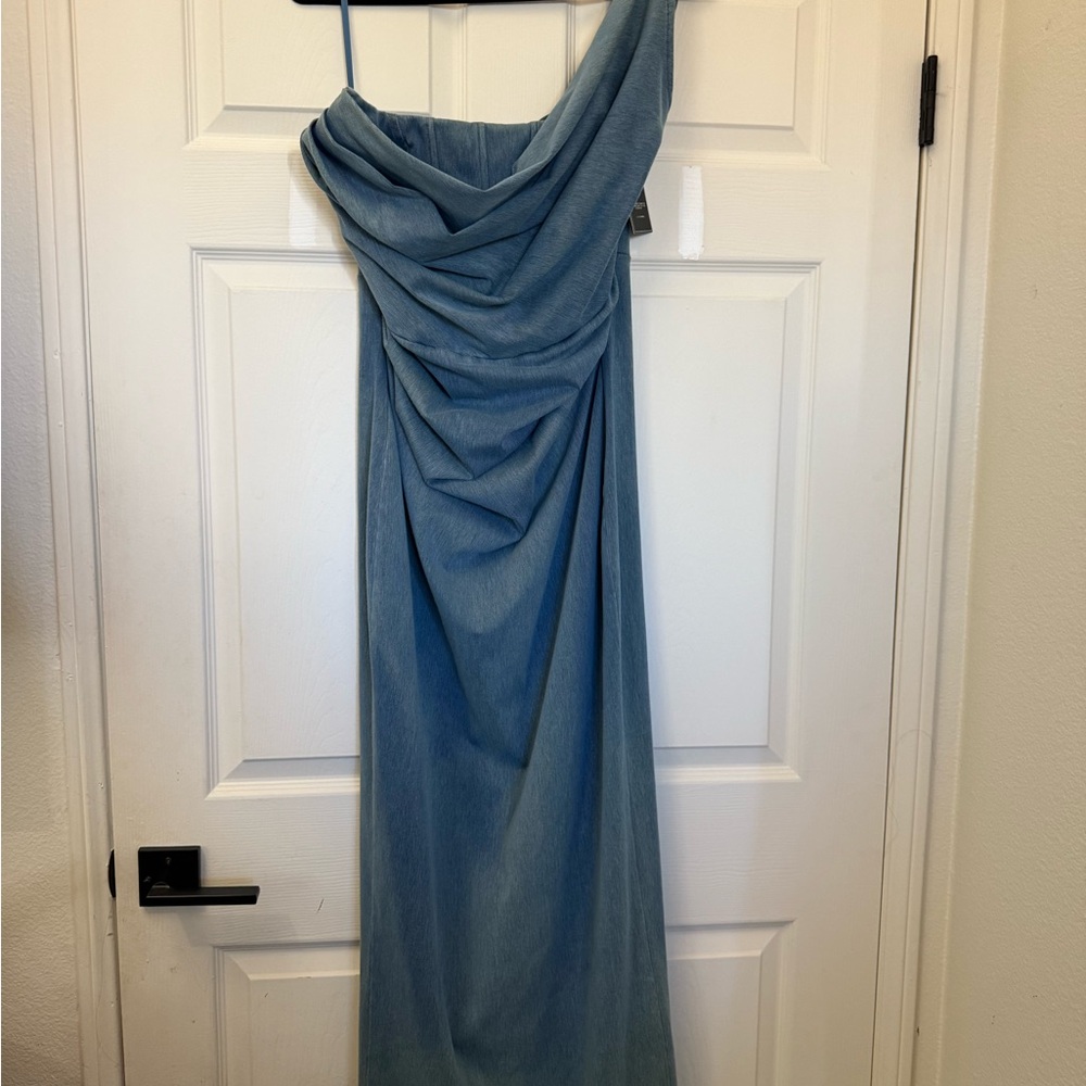 JLUXLABEL One-Shoulder Blue Dress - Picture 4 of 6
